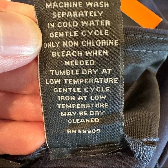 Investments Women’s the PARK AVE fit Classic Ankle Navy Pants Size 14 - Picture 9 of 9